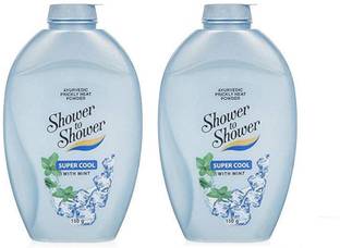 SHOWER TO SHOWER Super Cool with Talcum Powder