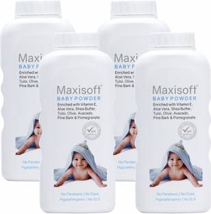 Maxisoft Baby Powder 100 gm | With Tulsi, Neem, Aloe vera, Shea Butter