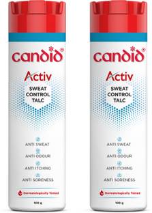 Candid Active Sweat Control Talcum Powder | Dermatologically Tested