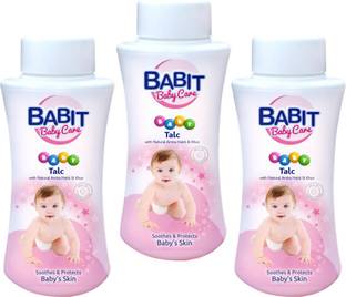 BABIT Baby Care Powder with Aloe Vera 100g Pack of 3