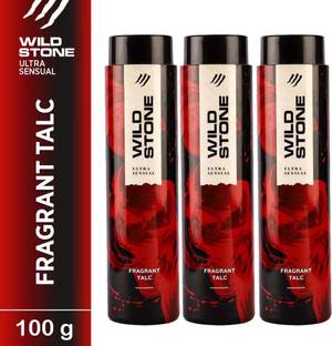 Wild Stone Ultra Sensual Fragrant Talc, Long-Lasting Talcum Powder