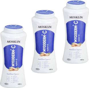 MOSKLIN MYCODERM-C ANTI FUNGAL POWDER FOR ICHING & FUNGAL PACK OF 100gm x 3