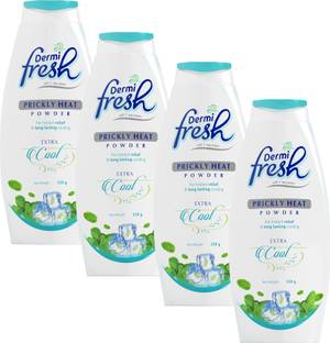 DERMIFRESH Extra Cool Powder Antibacterial Shield Against Itch Sweat Odour During Summers