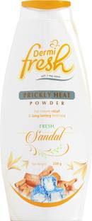 DERMIFRESH Prickly Heat Talcum Powder for Instant Cooling - Sandal