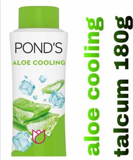 POND's Aloe Cooling Talc, With 100% Natural Alovera Extract Powder