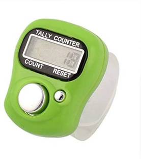 Sakar Mantra Jap Digital Finger Counting Machine (Light Green) Digital Tally Counter