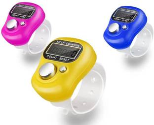 colorsole Daily Walking Finger Counter for Steps & Craft Counting Digital Tally Counter