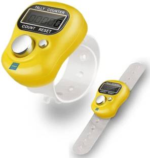 FreshDcart FreshDcart 5-Digit Tally Clicker Counter Lightweight Finger Clicker Ring Digital Tally Counter