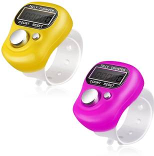 OBAMA Digital Finger Tally Counter with LED Display for Counting, Mantra & Exercise Digital Tally Coun...