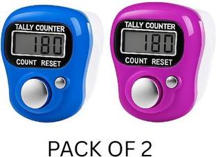 AshmakamMart 2 Pcs Portable Finger Counting Machine – Digital Hand Counter for Jaap Digital Tally Coun...