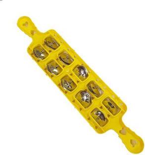 BAKHE HUB 8 cm Headless Tambourine