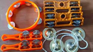 Akshar Tabla Mart 18 cm Headless Tambourine