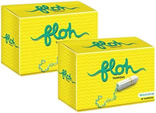 Floh Tampons For Periods | 100% Organic Cotton | Comfortable & Stain-Free Experience Tampons