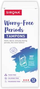 SIRONA FDA Approved Non Applicator Tampons for Medium Flow Tampons
