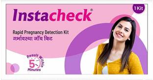 Instacheck One Step Hcg Pregnancy Test Device (Pack of 1) Tampons