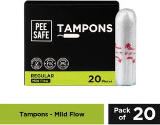 Pee Safe Viscose Tampons For Periods | Regular Flow | Highly Absorbent | Ultra Soft | Tampons