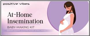 positive vibes Self-Insemination Kit |At Home IVI/IUI Fertility Kit | Safe-Discreet-Effective | Tampons