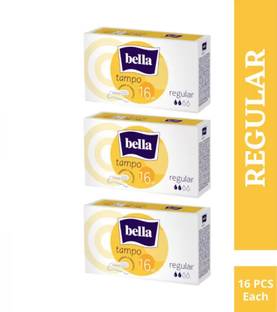 Bella Tampons Easy Twist Regular 16 Pcs Each (3PKT) Tampons