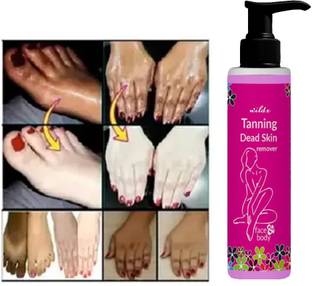 wildx Dead Skin & Tan Removal for Men & Women, Skin Brightening 100 Tanning Liquid