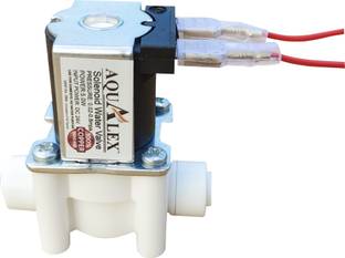 AQUALEX Pokar RO, Pure COPPER, long Life Solenoid Valve (SV) 24v DC , Kent Type Pushfit Tap Mount Water Filter