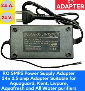 BALRAMA 24v 2.5amp RO SMPS Power Supply Adapter RO Water Filters Purifier Power Adaptor Tap Mount Water Filter