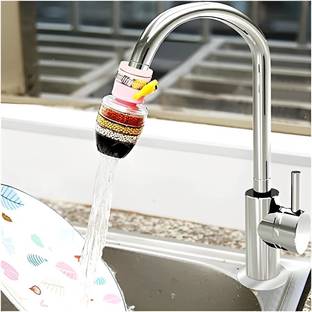 ALL THINGS MORE SHOP Multi Layer Activated Carbon Water Filter Faucet for Tap Water Purifier Tap Mount Water Filter