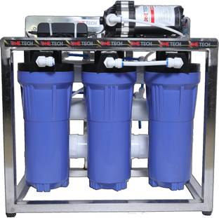 OneTech 25 LPH Commercial Water Purifier Plant Full Stainless Steel Body With Auto Shut Off + TDS Adjuster (25 Litre) Tap Mount Water Filter