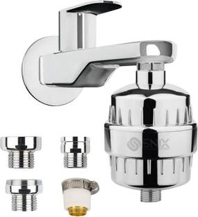 Snix Hard Water Softener For Bathroom | Shower Filter | Tap Adaptors Included Tap Mount Water Filter