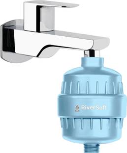 RiverSoft Bliss-15-Blue shower and tap filter for high hardness Tap Mount Water Filter