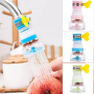 ever strong SET OF 2 Pc *PREMIUM* Adjustable Tap Mounter Water Filter/ Shower For Taps Tap Mount Water Filter