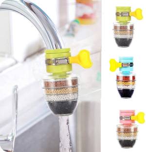 Crowd Clicks Six Layer Activated Carbon Water Tap Filter Tap Mount Water Filter