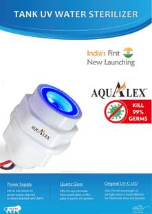 AQUALEX Pokar RO, UV Tank LED BULB Original UV, Customised Fit in Your RO-UV-UF purifier Tap Mount Water Filter