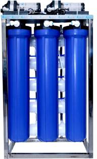 AquaDart 50 LPH Commercial UV Protection RO Water Purifier Plant Stainless Steel With TDS Adjuster + A...