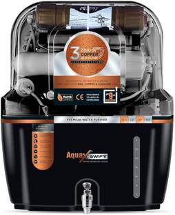 ojhashree Aquax swift RO + UV + UF Water Purifier Copper Alkaline 15L Storage 15 L RO + UF + UV + Copp...