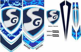 CANDLE SG SAVAGE EDITION CRICKET BAT STICKER Bat Sticker Bat Sticker