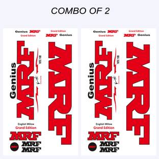 mrf cx MRF Genius Bat Sticker premium quality (Pack of 2) Bat Sticker