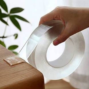 BIYALI Double Sided Removable Traceless Adhesive Washable Sticky Grip Tape (3 Meter) Grip Tape