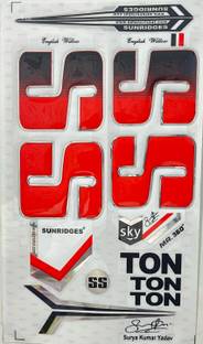 Kyrios SS 3D Embossed premium Cricket Bat Sticker Surya Kumar Edition Bat Sticker