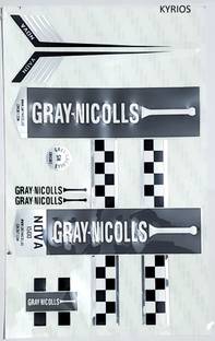 Kyrios Gray Nicollas 3D Embossed Original Cricket Bat Sticker Bat Sticker