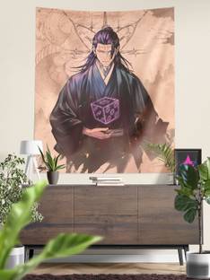 ComicSense Jujutsu Kaisen Anime Prison Realm Printed Tapestry for Home Decor Bedroom Living Room - 58 X 48 Inches Tapestry
