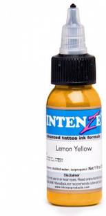Intenze Lemon Yellow Tattoo Ink