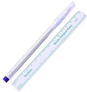 Shield plus Tattoo Marker Pen With Ruler Tools for Permanent Makeup -0.5MM Permanent Tattoo Kit