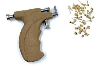 Sinagar Ear Artifact Nose Navel Body Piercing Machine Tool/Kit with 24 Pieces Permanent Tattoo Kit