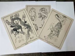Tattoo Empire Fake Silicone Sheets Permanent Tattoo Kit
