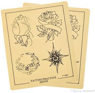 Tattoo Empire Fake Silicone Sheets to Practice Flower Printed Tattoo Permanent Tattoo Kit