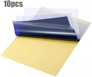 kk impex Tattoo Transfer Tracing Stencil Paper 10 Sheets Carbon Thermal (10 SHEETS). Permanent Tattoo Kit