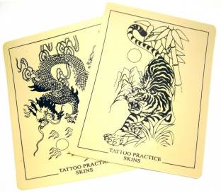 Tattoo Empire Fake Silicone Sheets to Practice Printed Tattoo Permanent Tattoo Kit