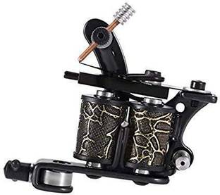 RAJry Coil Tattoo Machine Black Temporary Tattoo Kit