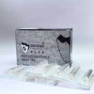 Shield plus TATTOO 7RT DISPOSABLE TIP (50 PCS) Disposable Round Liner, Round Shader Tattoo Needles