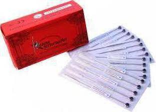Mumbai Tattoo 3RL RED(PACK OF 50 NEEDLES) Disposable Stack Liner Tattoo Needles